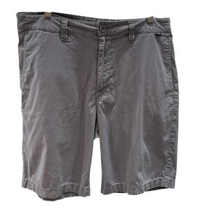 Travis Mathew Chino Performance Stretch Lightweight Shorts SZ 34 Grey